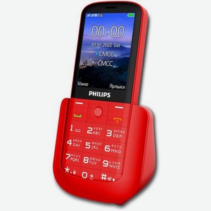 Сотовый телефон Philips Xenium E227, красный
