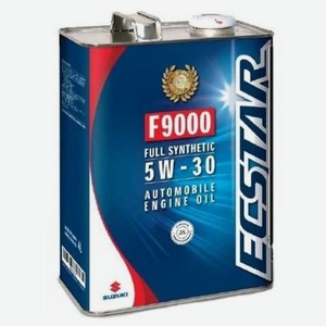 Моторное масло Suzuki Ecstar F9000 Motor Oil, 5W-30, 4л, синтетическое [99m00-22r02-004]