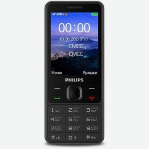 Сотовый телефон Philips Xenium E185, черный