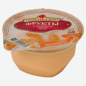 Желе молочное «Аппетиссимо» в молочном креме мандарин, 150 г