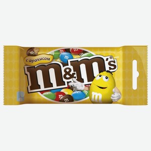 Драже M&M s с арахисом в молочном шоколаде, 45 г