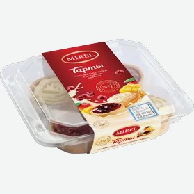 Пирожные ассорти  Хлебпром  Тарты по-французски с заварным кремом, 280 г
