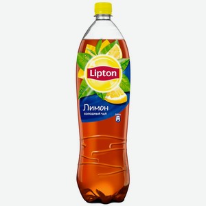 Чай холодный Lipton чёрный лимон, 1 л