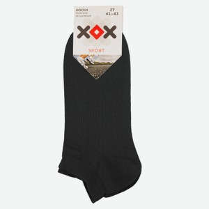 Носки мужские «ХОХ» укороченные черные SPM180, размер 27