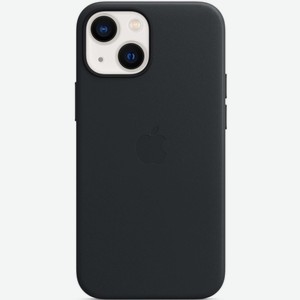 Чехол Apple iPhone 13 mini Leather Case MagSafe Midnight