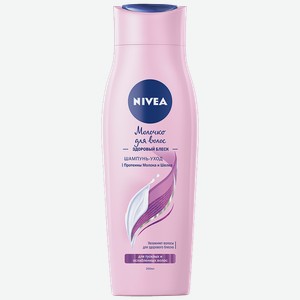 Шампунь NIVEA® Молочко для волос Здоровый блеск, 250мл