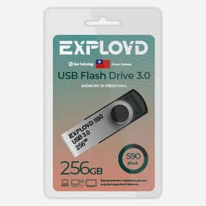 Флешка Exployd 590 256GB черная