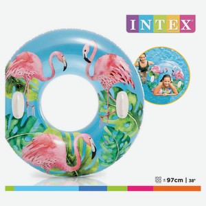 Круг надувной INTEX Тропики, 84х23 см