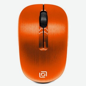 Мышь Oklick 525MW, оптическая, беспроводная, USB, черный и оранжевый [1090722]
