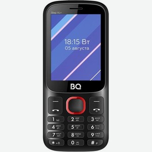 Сотовый телефон BQ 2820 Step XL+, черный/красный
