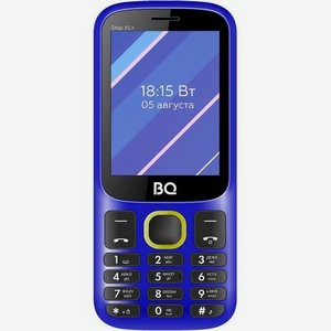Сотовый телефон BQ 2820 Step XL+, синий/желтый