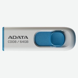 Флеш-диск ADATA Classic C008 White 64GB (AC008-64G-RWE)