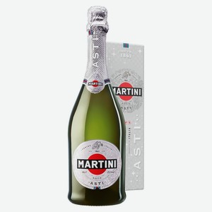 Вино игристое Martini Asti белое сладкое в подарочной упаковке, 0.75л Италия