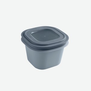 Контейнер для хранения продуктов 0.8л серо-голубой Sunware