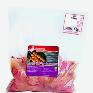 Шашлык  Традиционный из мяса цыплят-бройлеров охлажденный, вакуумный пакет, вес