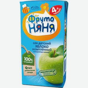 Сок Фруто Няня яблоко осв 0,2л