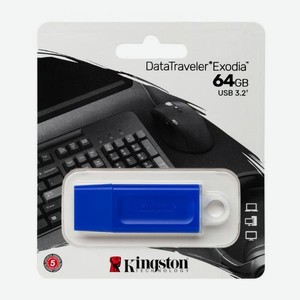 Флеш-диск Kingston DataTraveler Exodia 64GB KC-U2G64-7GB Blue