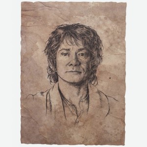 Постер The Hobbit Bilbo Baggins Portrait Print (872801623)
