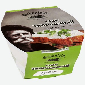 Сыр творожный с зеленью Schоnfeld 65% 140г