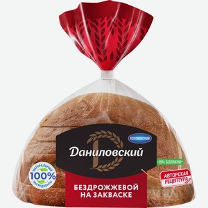 Хлеб ДАНИЛОВСКИЙ ржано-пшеничный бездрож нар, Россия, 350 г