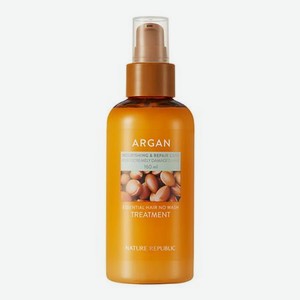 Несмываемый бальзам для волос с аргановым маслом Argan Essential Hair No Wash Treatment Pack