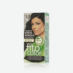 Крем - краска ФИТОкосметик FitoColor стойкая для волос 1.0 Черный 125мл