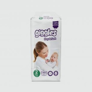 Подгузники GIGGLES Twin Mini Dry Soft, 3-6 Кг 40 шт