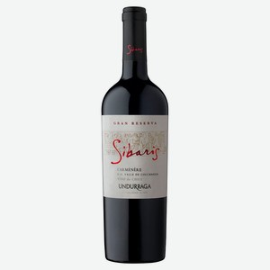 Вино Sibaris Gran Reserva Carmenere красное сухое Чили, 0,75 л