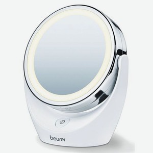 Зеркало Косметическое зеркало Beurer BS49, круглое, 11см, с подсветкой, белый [584.01]