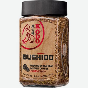 Кофе растворимый BUSHIDO Kodo сублимированный ст/б, Швейцария, 95 г