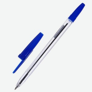 Ручка шариковая CALLIGRATA синяя с прозрачным корпусом, диаметр пишущего узла 0,7 мм