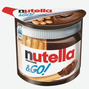 Набор Nutella&GO! из хлебных палочек и ореховой пасты с добавлением какао, 52 г