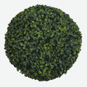 Цветок искусственный Растение круглое, зеленое, 35 см