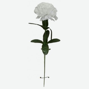 Цветы искусственные Гвоздика белая, 33,5 см