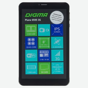Планшет Digma Plane 8595 3G (PS8212PG)