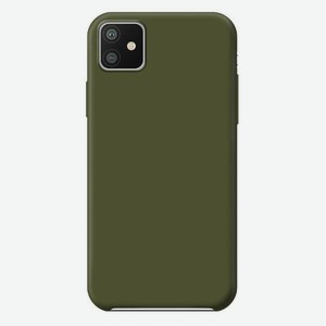 Чехол Deppa Liquid Silicone Case iPhone 11 оливковый (87298)