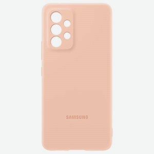 Чехол Samsung для Galaxy A53 Silicone Cover персиковый