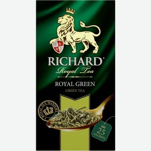 Чай зеленый Richard Royal Green байховый 25 пак