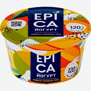 Йогурт Epica Манго Семена чиа 5% 130г