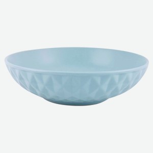 Тарелка суповаяовая «МФК» голубая, 20 см