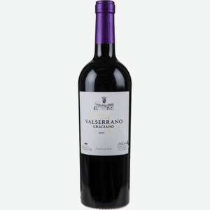 Вино Valserrano Graciano красное сухое 14.5 % алк., Испания, 0.75 л