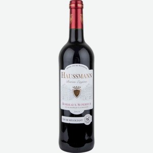 Вино Haussmann Baron Eugene красное сухое 13,5 % алк., Франция, 0,75 л