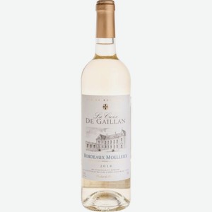 Вино La Croix De Gaillan Bordeaux Moelleux белое полусладкое 11 % алк., Франция, 0,75 л