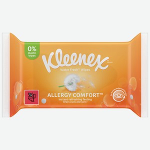 Салфетки влажные Kleenex Allergy Comfort, 40 листов Великобритания