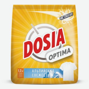 Стиральный порошок Dosia Optima Альпийская свежесть автомат, 1.2 кг