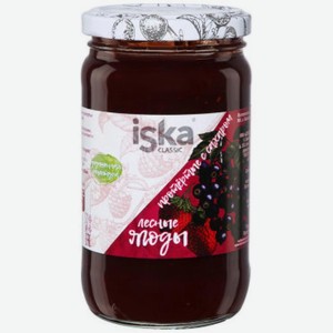 Лесная ягода ISKA протертая с сахаром ст/б 420гр