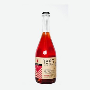 Сидр Бюльви 1883, полусухой, розовый 0,75л., 5,5%