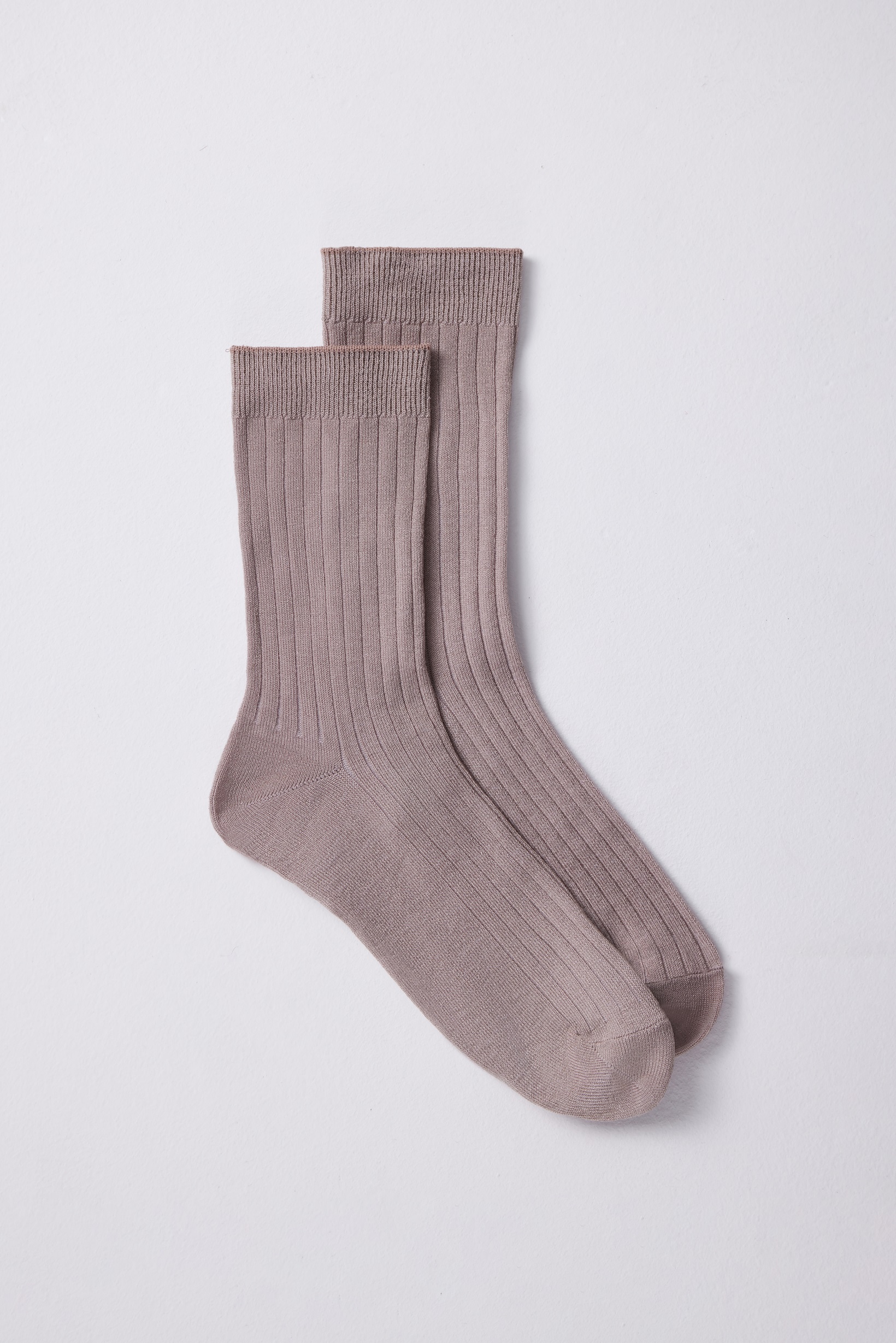 Хлопковые носки классической длины (кофе с молоком)