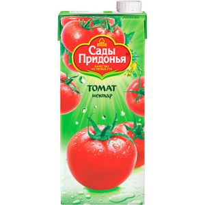 Нектар Сады Придонья томатный с солью с мякотью 0,95 л