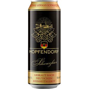 Пиво Хопфендорф Шварцбир темное ж/б 0,5 л